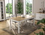 Hanah Home Mesa de comedor FRN-20082 Madera y Blanco
